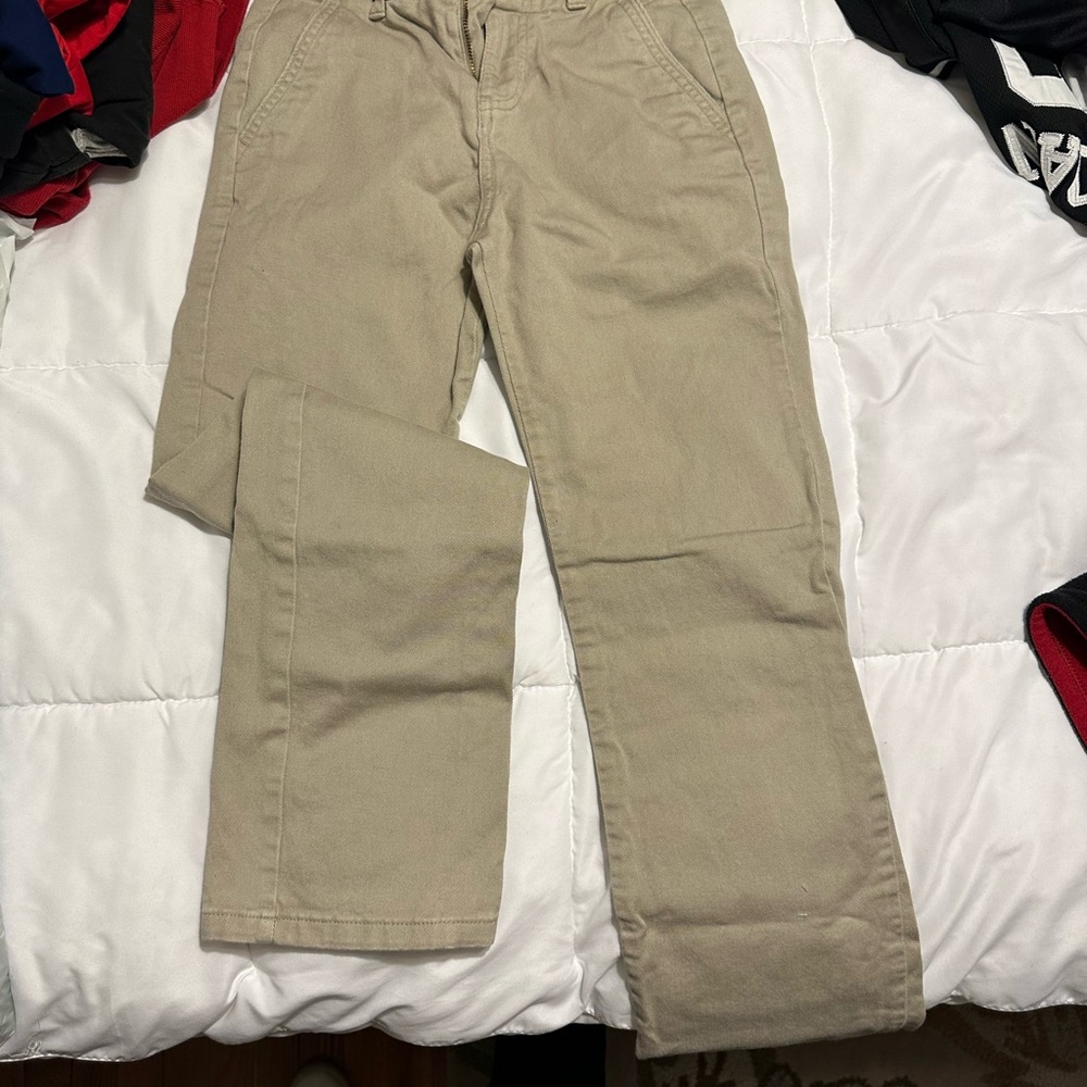 Chaps Beige Schoolwear Pants